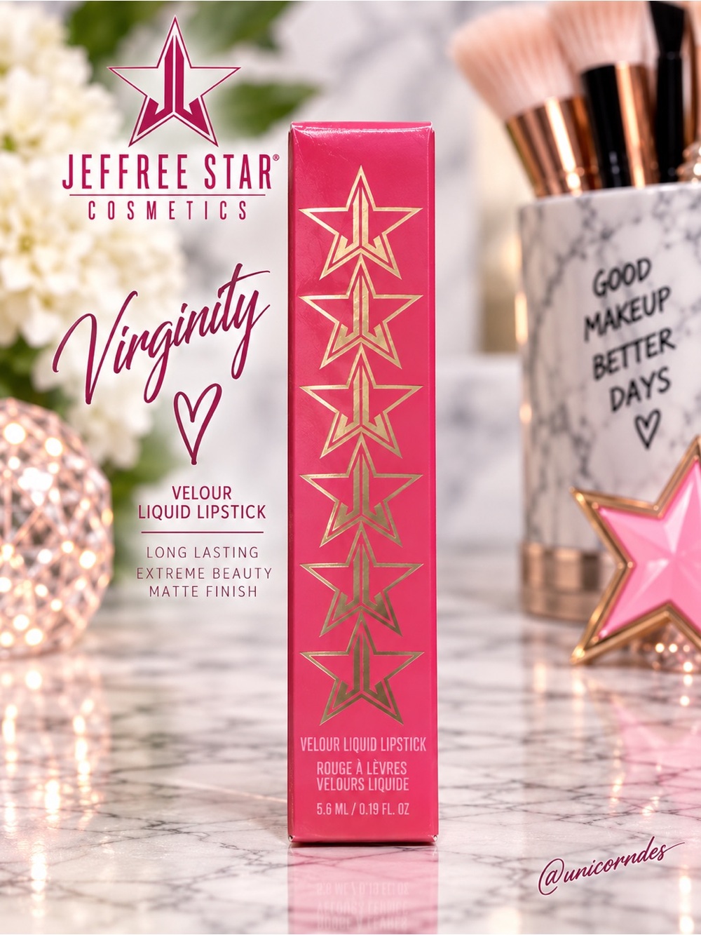 Jeffree Star Velour Liquid Lipstick Virginity Hard to Find Matte Lip Color